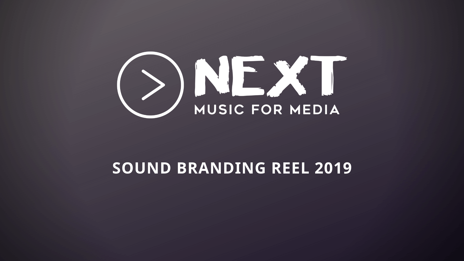 Sound Branding Reel
